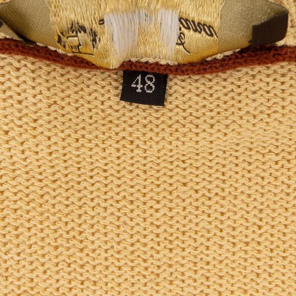 NWOT Loro Piana Mezzocollo Sweater Men's 48 (Medium) Gold - Picture 6 of 12